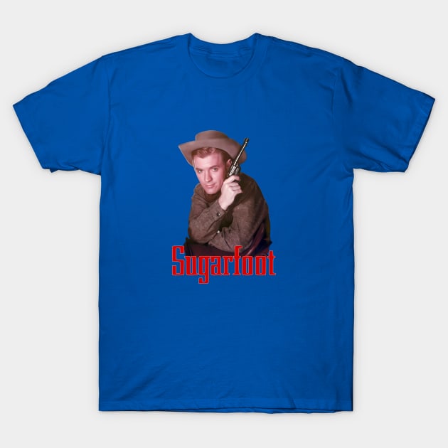 Sugarfoot - Will Hutchins - 50s/60s Tv Western T-Shirt by wildzerouk